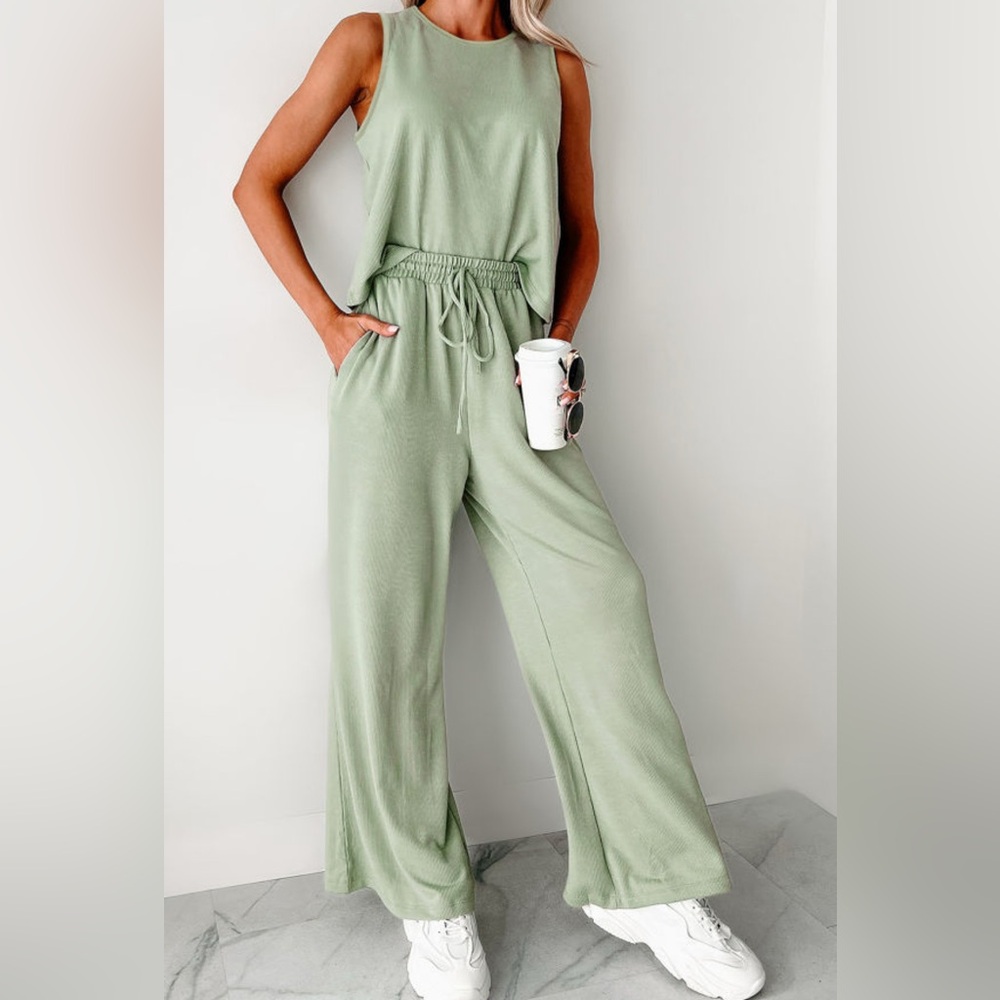 Paige- Women's Sage Green set